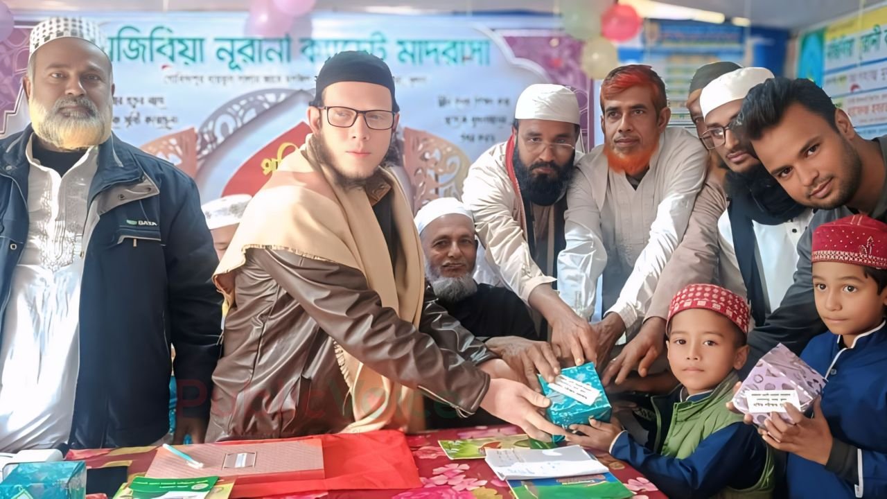 খুলনা কয়রা গোবিন্দপুর নজিবিয়া নূরানী ক্যাডেট মাদ্রাসার বার্ষিক পরীক্ষার ফলাফল ঘোষণা ও কৃতি শিক্ষার্থীদের পুরস্কার বিতরণী অনুষ্ঠিত হয়েছে।