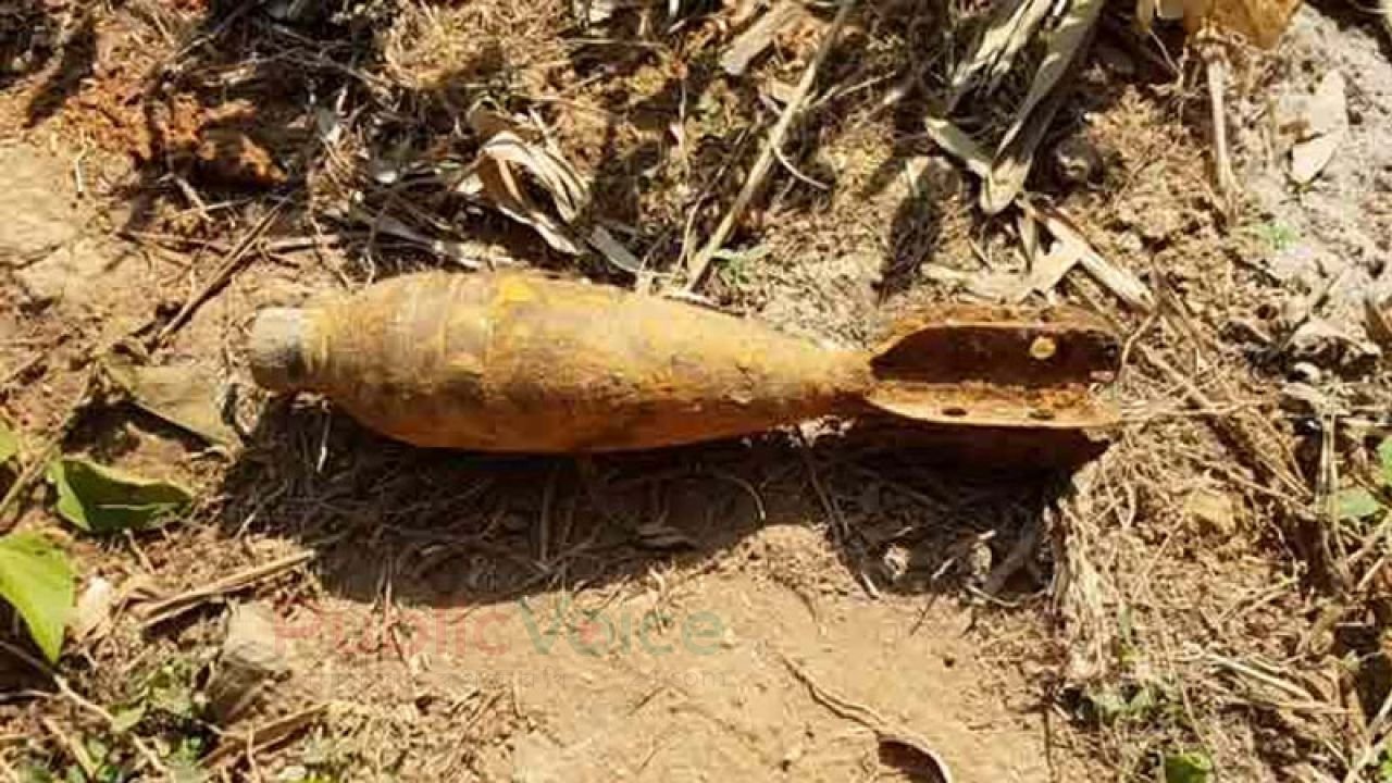 মর্টার শেল উদ্ধার করেছে পুলিশ।