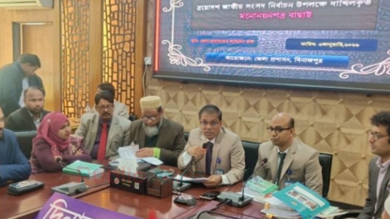 দিনাজপুরে বাছাইয়ের শেষ দিনে ৬টি আসনে ৫ প্রার্থীর মনোনয়নপত্র বাতিল, একজনের স্থগিত