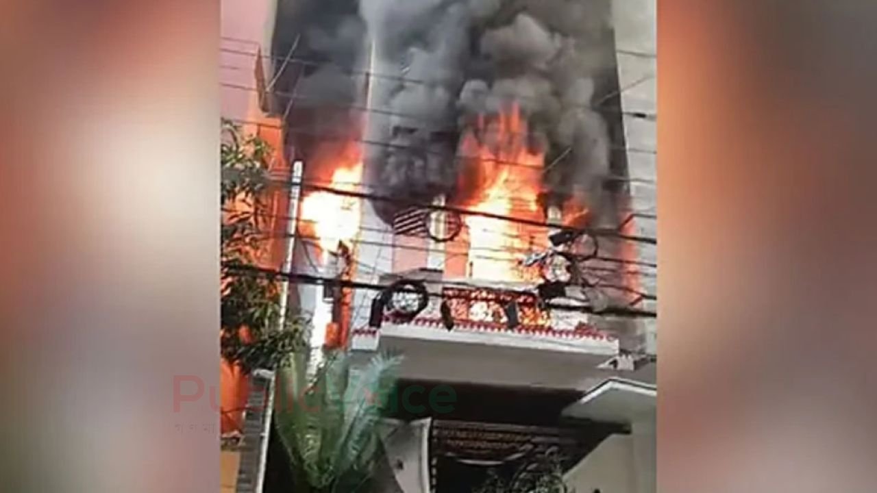 উত্তরায় বহুতল ভবনে আগুন, ৩জন নিহত