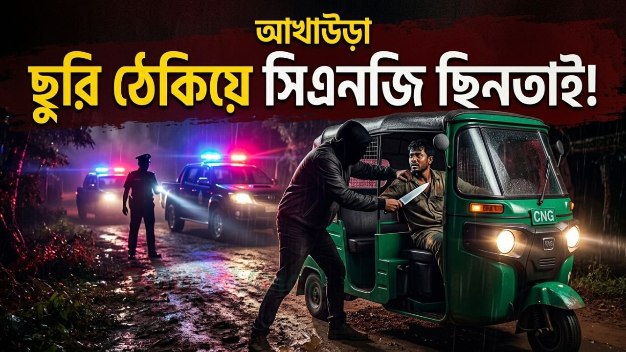 আখাউড়ায় দস্যুতা মামলায় লুণ্ঠিত সিএনজি উদ্ধার, গ্রেফতার ৩