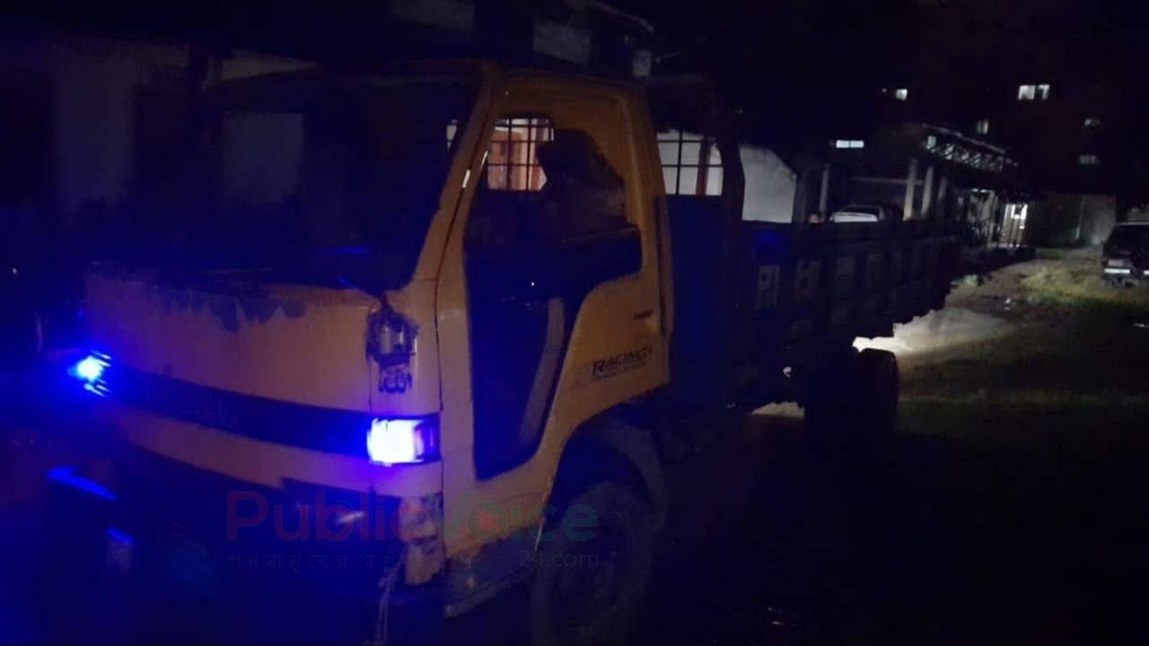 শ্রীমঙ্গলে অবৈধভাবে উত্তোলিত বালুবাহী গাড়ি আটকে ৫০ হাজার টাকা জরিমানা 