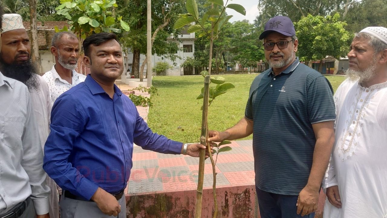 উলিপুরে বৃক্ষ রোপন কর্মসূচীর শুভ উদ্ধোধন।
