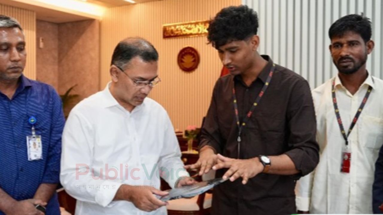 মৌলভীবাজারের তরুণ শিক্ষার্থীর উদ্ভাবনায় প্রধানমন্ত্রী মুগ্ধ 