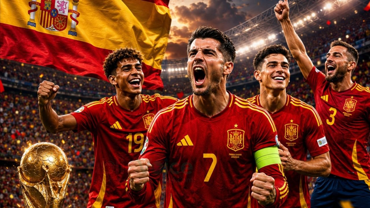 ফাইনালে স্পেন: শিরোপার পথে আরও এক ধাপ এগিয়ে 