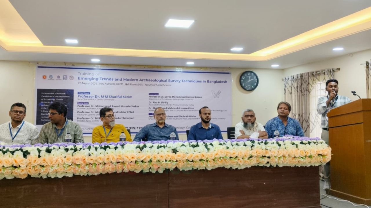কুবিতে ‘আধুনিক প্রত্নতাত্ত্বিক জরিপ পদ্ধতি’ শীর্ষক প্রশিক্ষণ কর্মশালা অনুষ্ঠিত