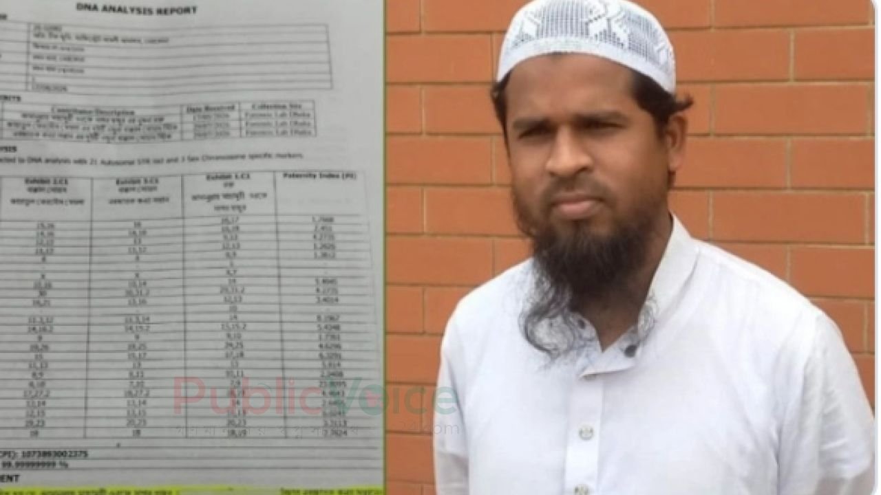 মদনে ১১ বছরের শিশুর নবজাতকের বাবা মাদরাসার মুদাররিস সাগর, ডিএনএ টেস্টে শনাক্ত