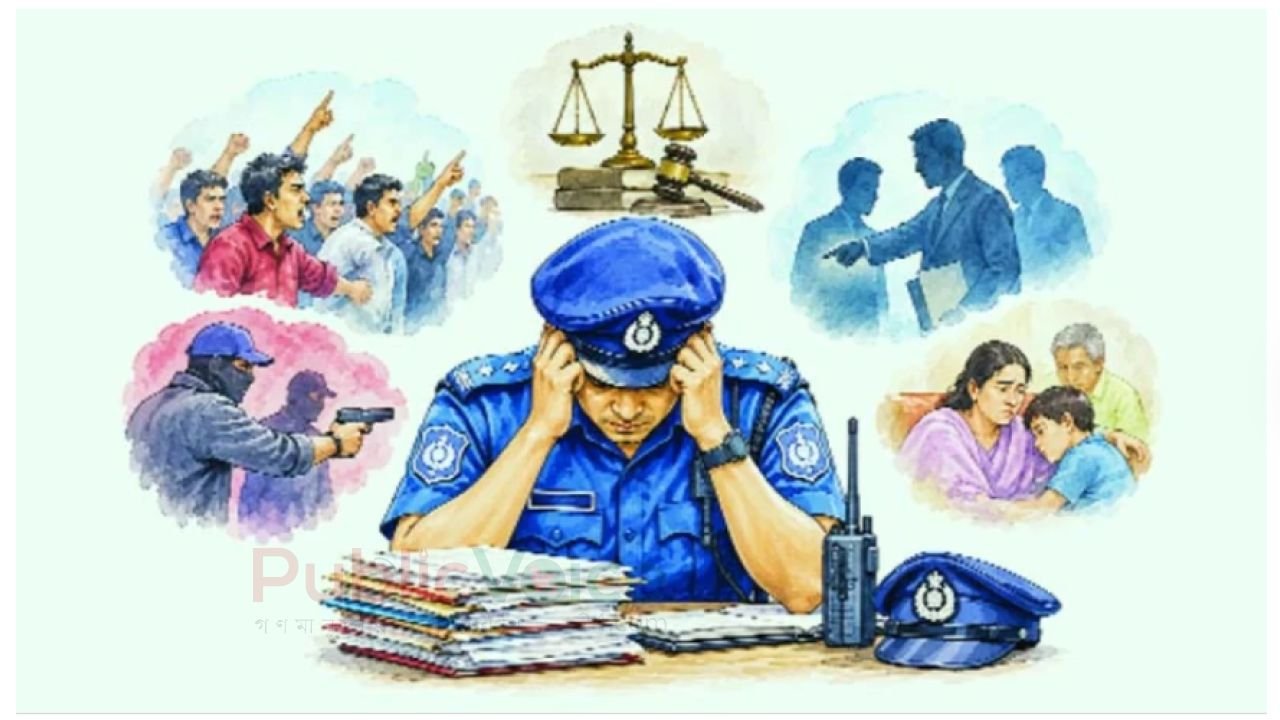 বহুমুখী চাপের মুখে পুলিশ