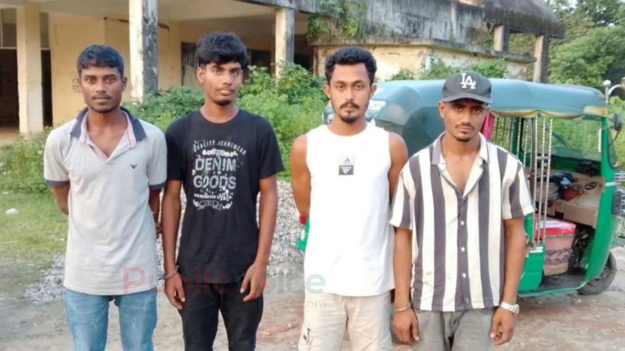 মৌলভীবাজারে মাদকবিরোধী অভিযানে ৪জনকে ১মাসের বিনাশ্রম কারাদণ্ড 
