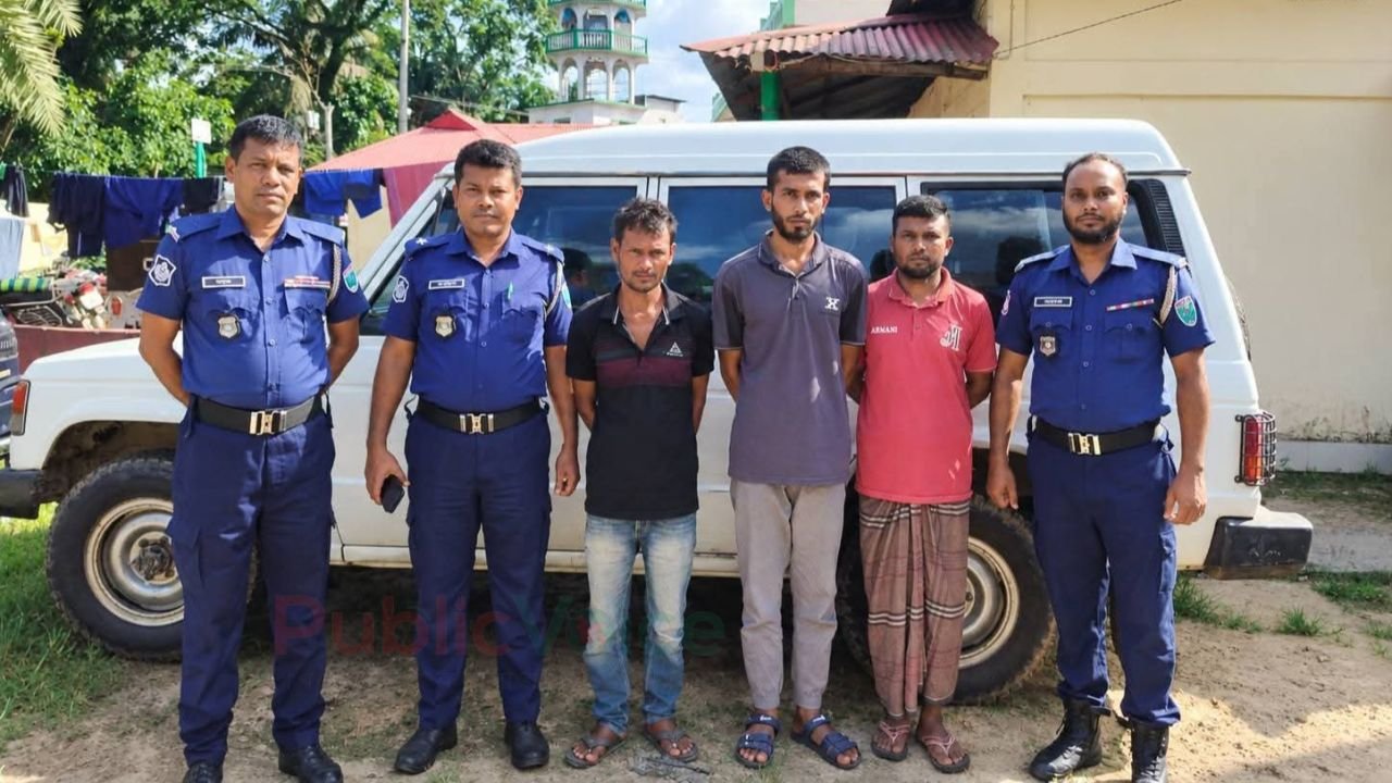 শ্রীমঙ্গলে আন্তঃজেলা ডাকাতদলের তিন সদস্য গ্রেপ্তার 
