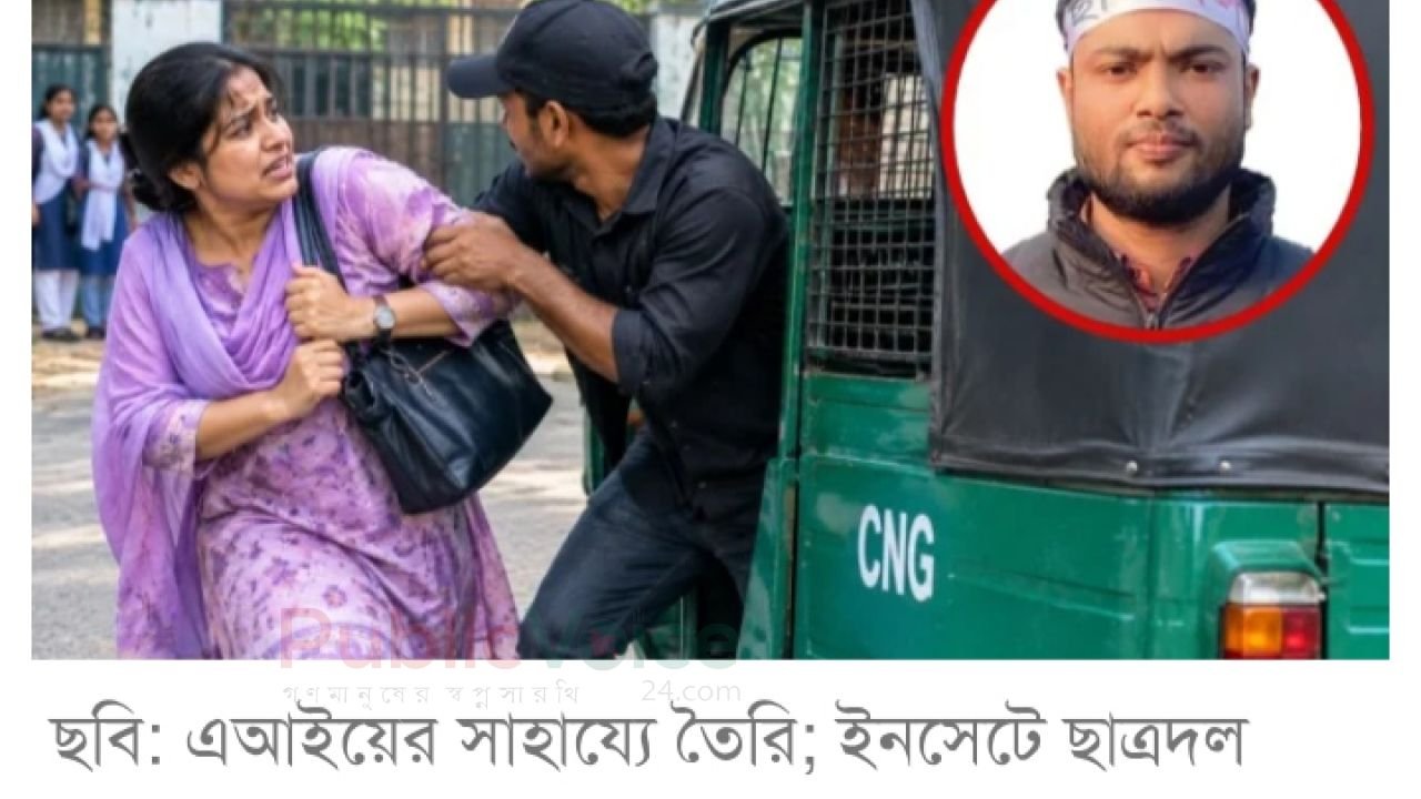 স্কুল শিক্ষিকাকে অপহরণের চেষ্টা, ছাত্রদল নেতা বললেন &lsquo;রাগ কমাতে সিএনজি দিয়ে একটু ঘুরেছি&rsquo;