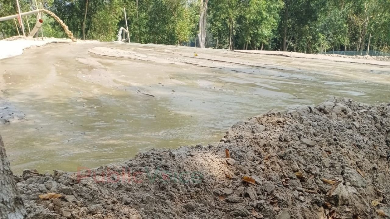 অভিযানেও থেমে নেই কমলগঞ্জে অবৈধভাবে বালু উত্তোলন
