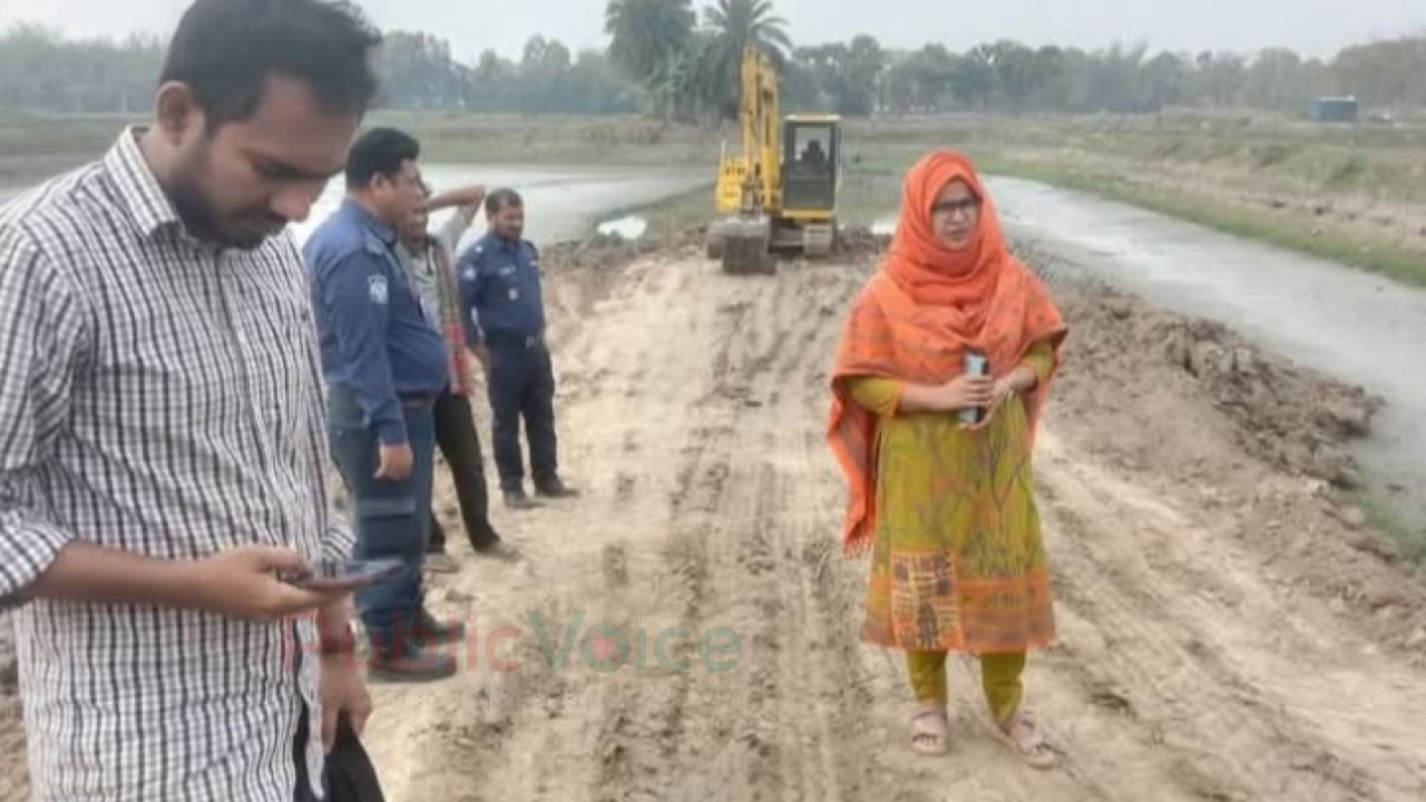 অবৈধ ভাবে মাটি কাটায় একজনের জেল।