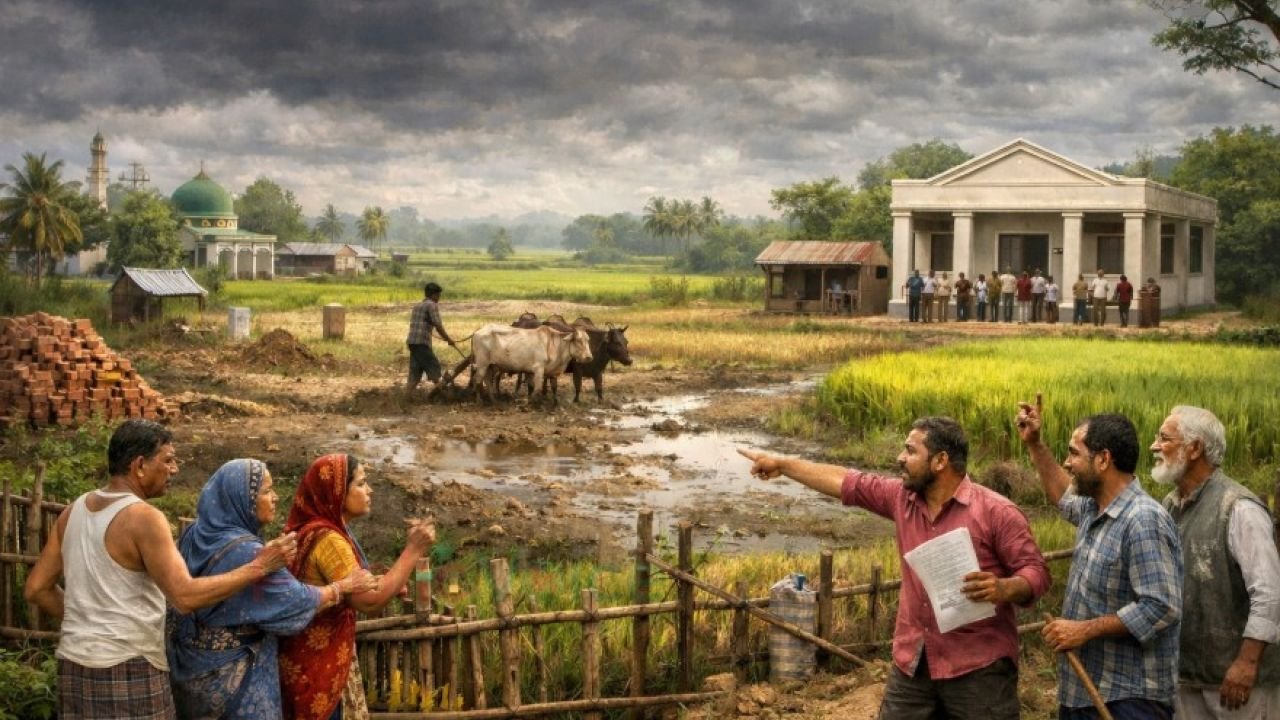ঈশ্বরগঞ্জে জমি নিয়ে উত্তেজনা, নিয়ন্ত্রণে ১৪৪ ধারা