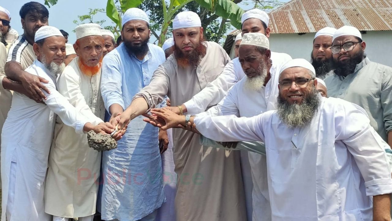 শ্যামবাড়ী দারুল হুদা মাদ্রাসায় আধুনিক বহুতল মসজিদ কমপ্লেক্সের উদ্বোধন