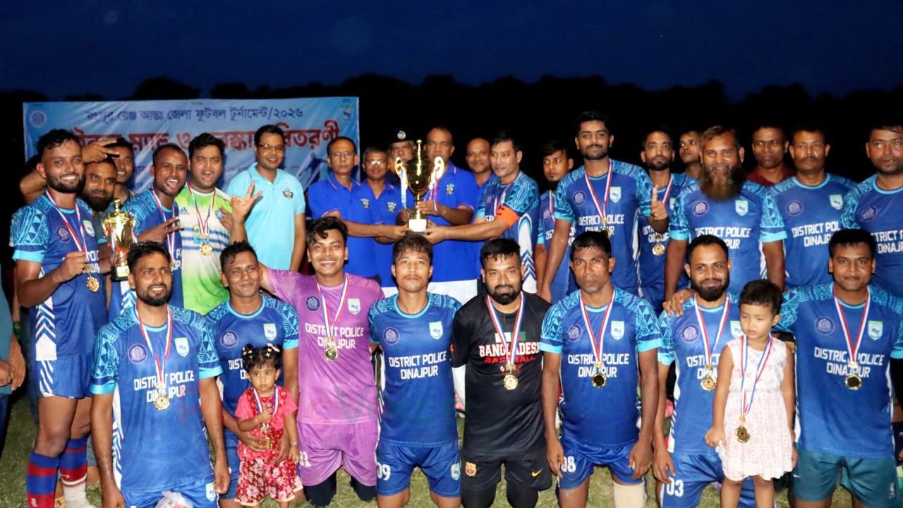 এক গোলে জয়, শিরোপা দিনাজপুরের