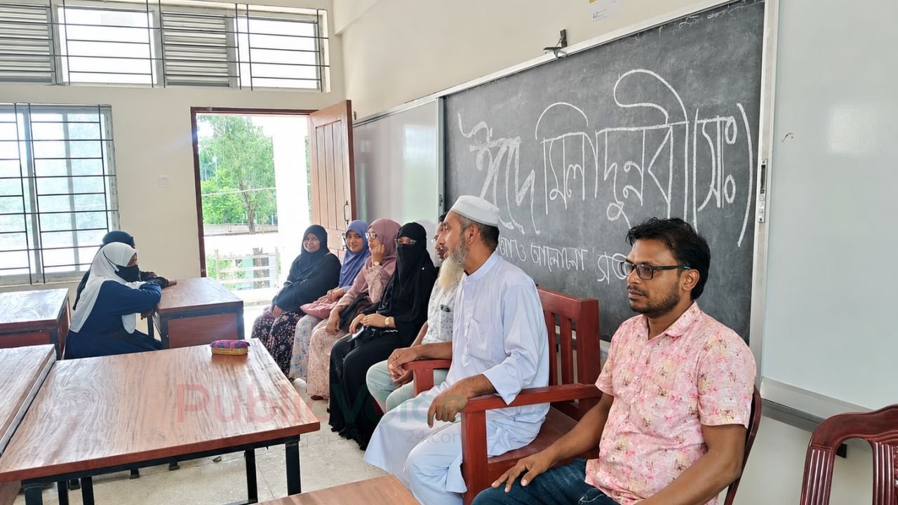 যথাযোগ্য মর্যাদায় সরাতি দাখিল মাদ্রাসায় ঈদে মিলাদুন্নবী ﷺ পালিত