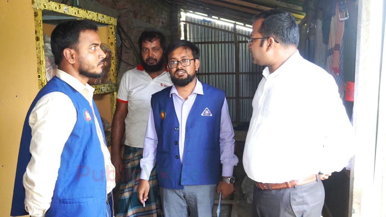 অনুমোদনহীন বেকারিতে উপজেলা প্রশাসন ও বিএসটিআইয়ের অভিযান